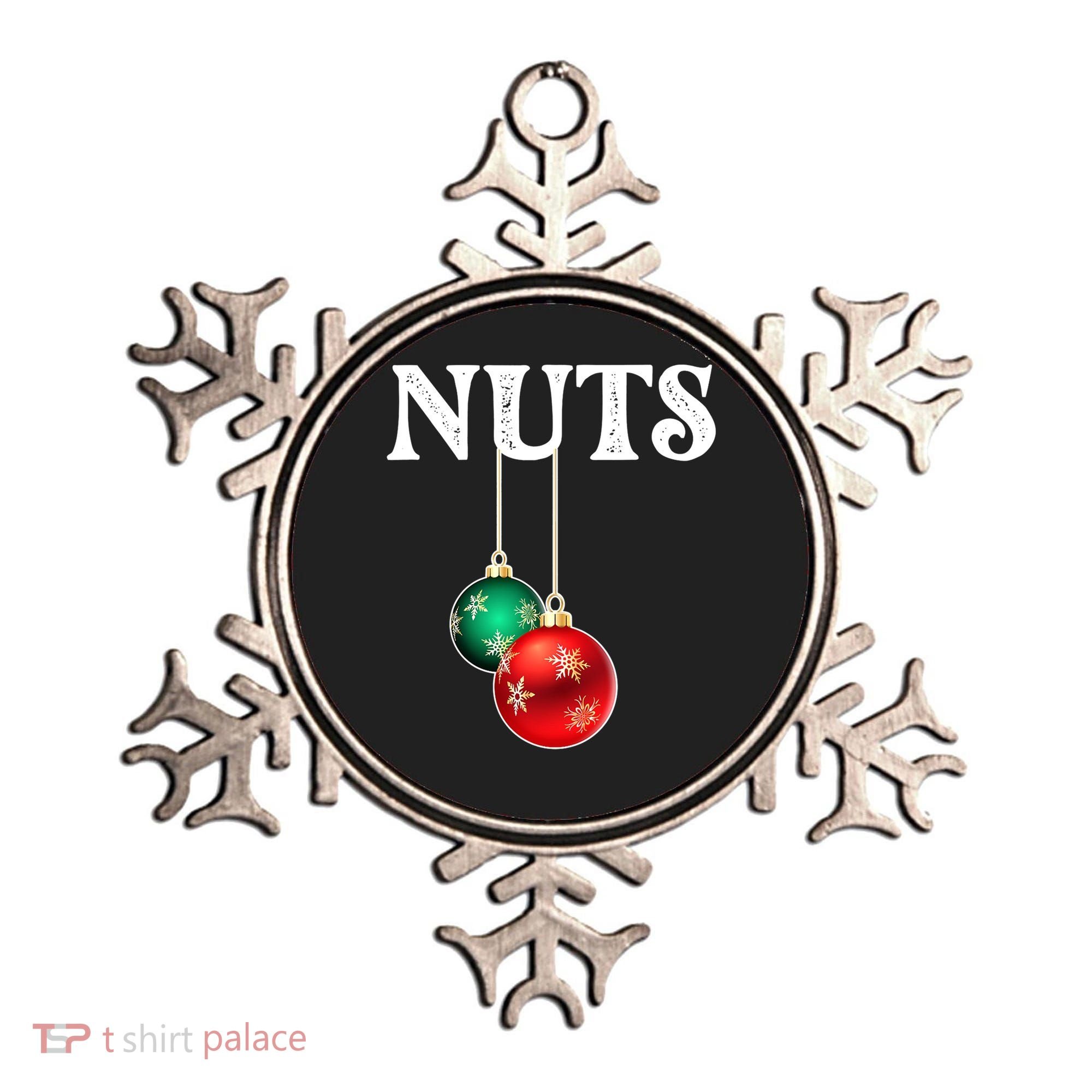 Chest Nuts Matching Chestnuts Christmas Couples Nuts Gift Ornament