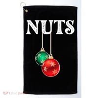 Chest Nuts Matching Chestnuts Christmas Couples Nuts Gift Golf Towel thumb 0