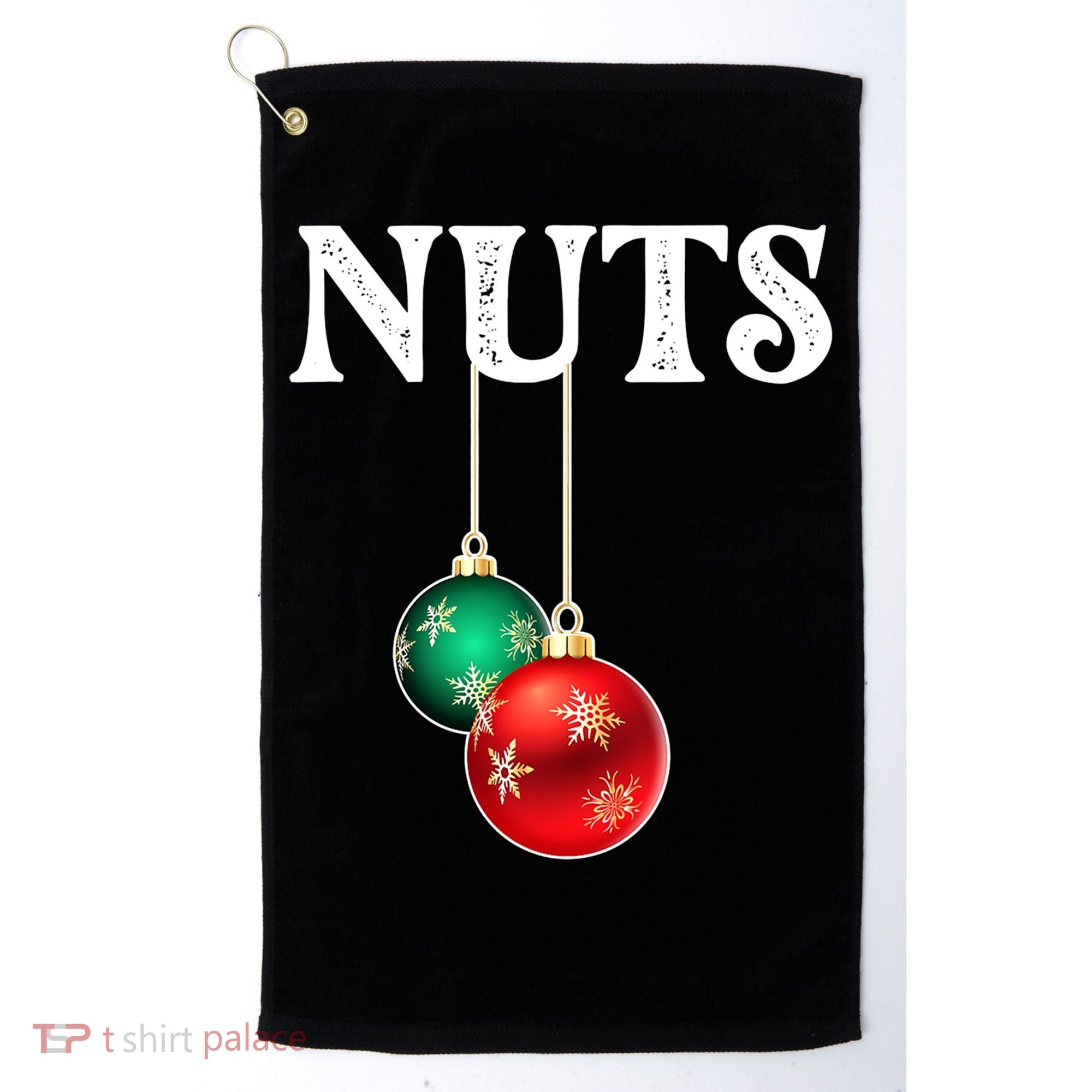 Chest Nuts Matching Chestnuts Christmas Couples Nuts Gift Golf Towel