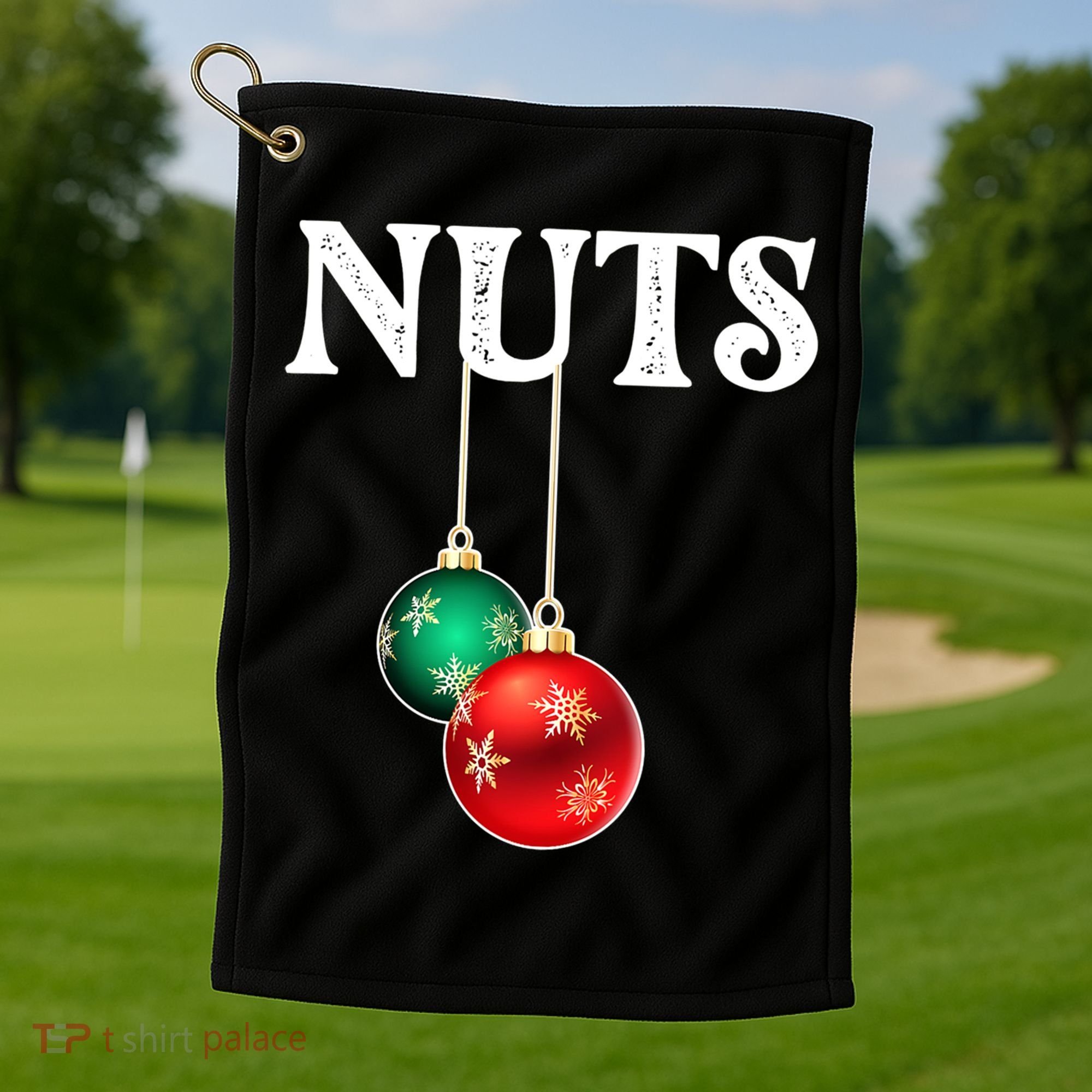 Chest Nuts Matching Chestnuts Christmas Couples Nuts Gift Golf Towel