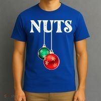 Chest Nuts Matching Chestnuts Christmas Couples Nuts Gift T-Shirt thumb 3