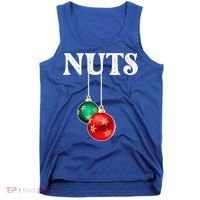 Chest Nuts Matching Chestnuts Christmas Couples Nuts Gift Tank Top thumb 0