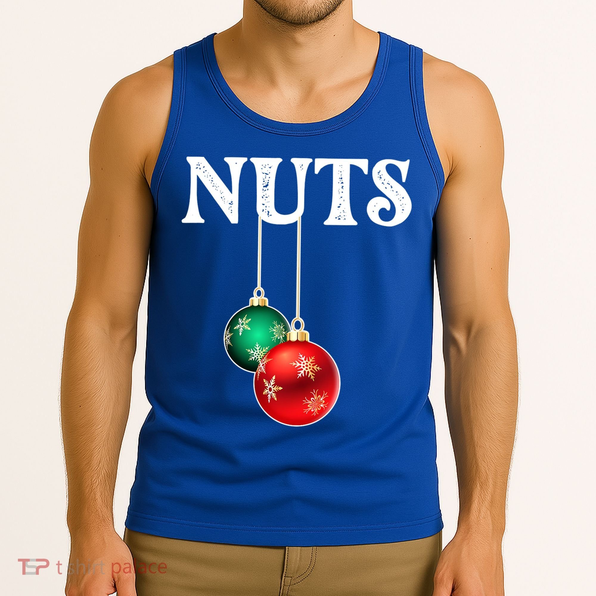 Chest Nuts Matching Chestnuts Christmas Couples Nuts Gift Tank Top