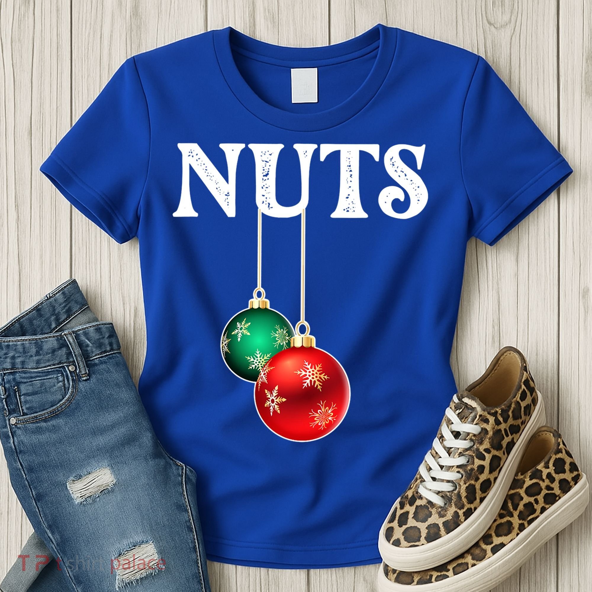 Chest Nuts Matching Chestnuts Christmas Couples Nuts Gift Women's T-Shirt