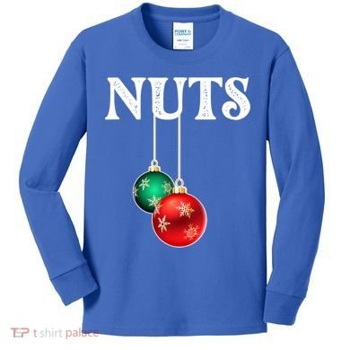 Chest Nuts Matching Chestnuts Christmas Couples Nuts Gift Kids Long Sleeve Shirt