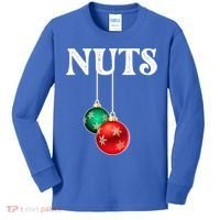 Chest Nuts Matching Chestnuts Christmas Couples Nuts Gift Kids Long Sleeve Shirt thumb 0