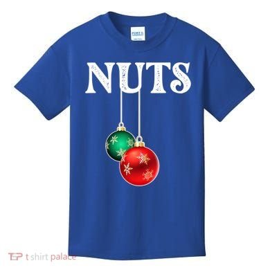 Chest Nuts Matching Chestnuts Christmas Couples Nuts Gift Kids T-Shirt