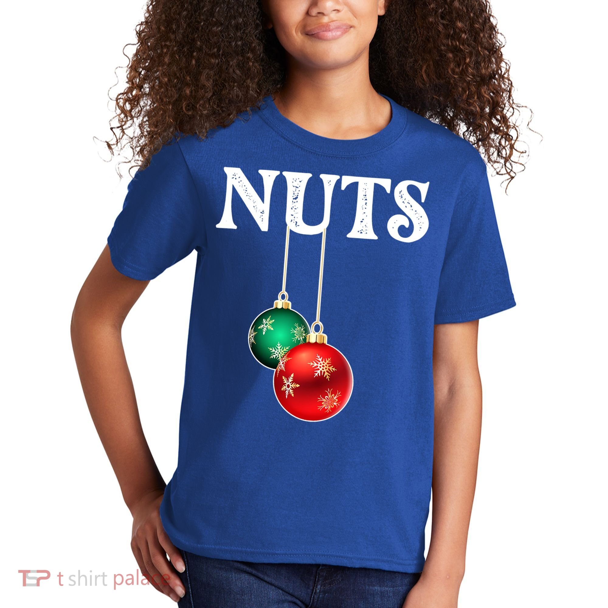 Chest Nuts Matching Chestnuts Christmas Couples Nuts Gift Kids T-Shirt