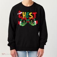 Chest Nuts Matching Chestnuts Funny Christmas Couples Nuts Women's Sweatshirt thumb 0