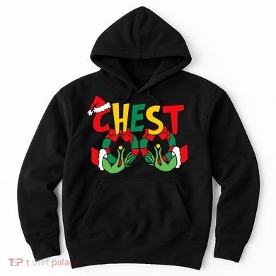 Chest Nuts Matching Chestnuts Funny Christmas Couples Nuts Hoodie