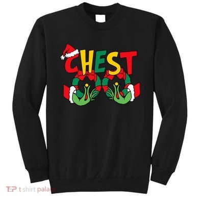 Chest Nuts Matching Chestnuts Funny Christmas Couples Nuts Sweatshirt