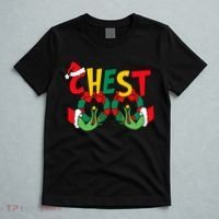 Chest Nuts Matching Chestnuts Funny Christmas Couples Nuts T-Shirt thumb 5