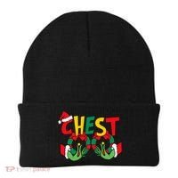 Chest Nuts Matching Chestnuts Funny Christmas Couples Nuts Beanie thumb 0