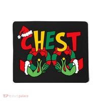 Chest Nuts Matching Chestnuts Funny Christmas Couples Nuts Mousepad thumb 0