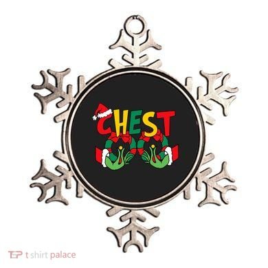 Chest Nuts Matching Chestnuts Funny Christmas Couples Nuts Ornament
