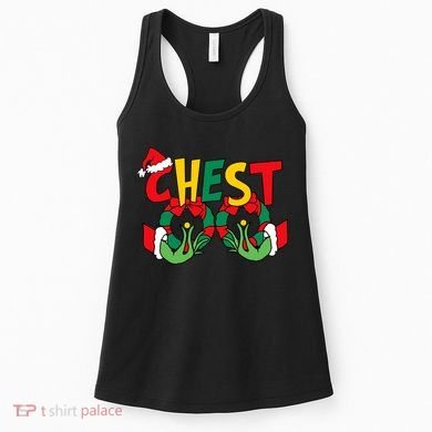 Chest Nuts Matching Chestnuts Funny Christmas Couples Nuts Women's Tank Top