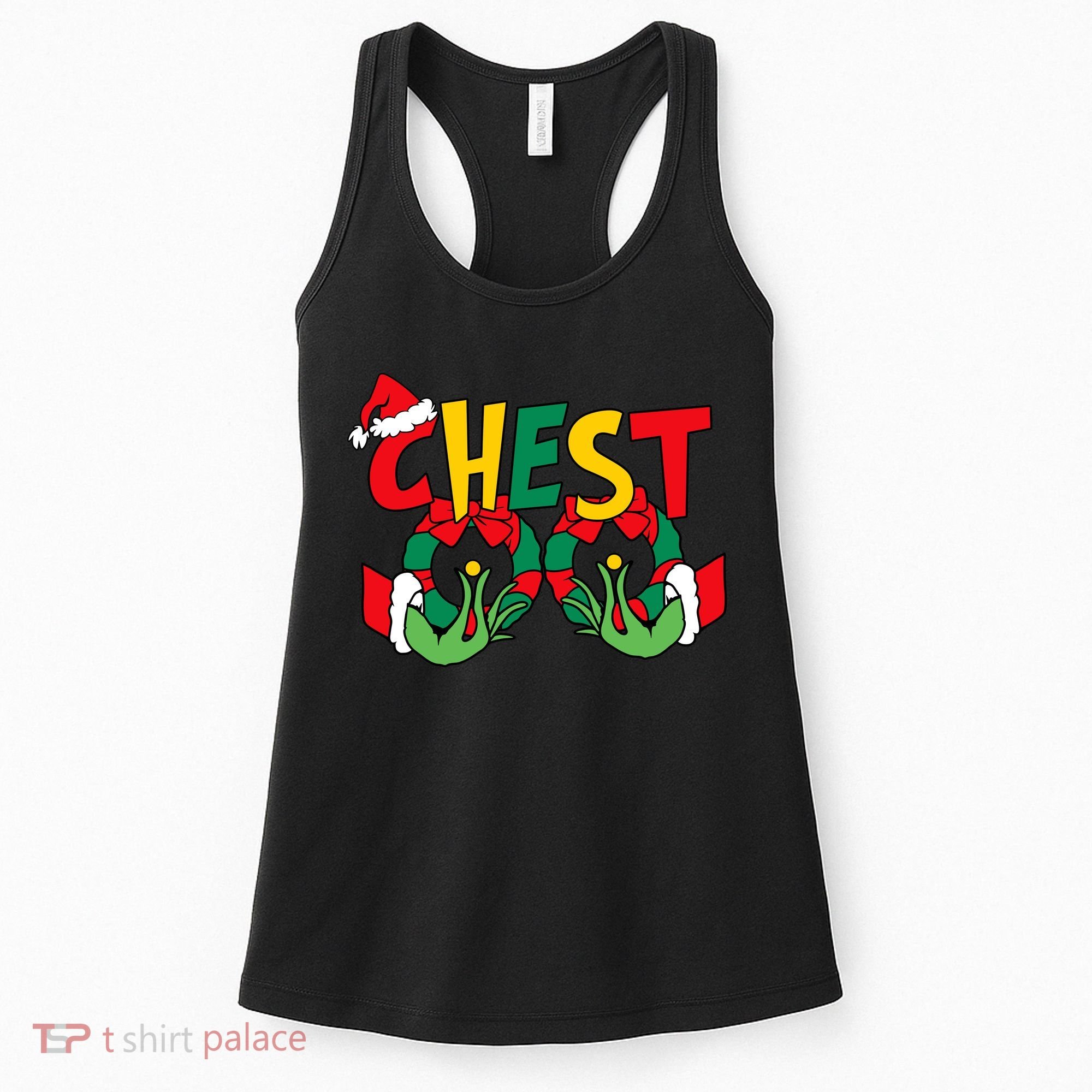 Chest Nuts Matching Chestnuts Funny Christmas Couples Nuts Women's Tank Top