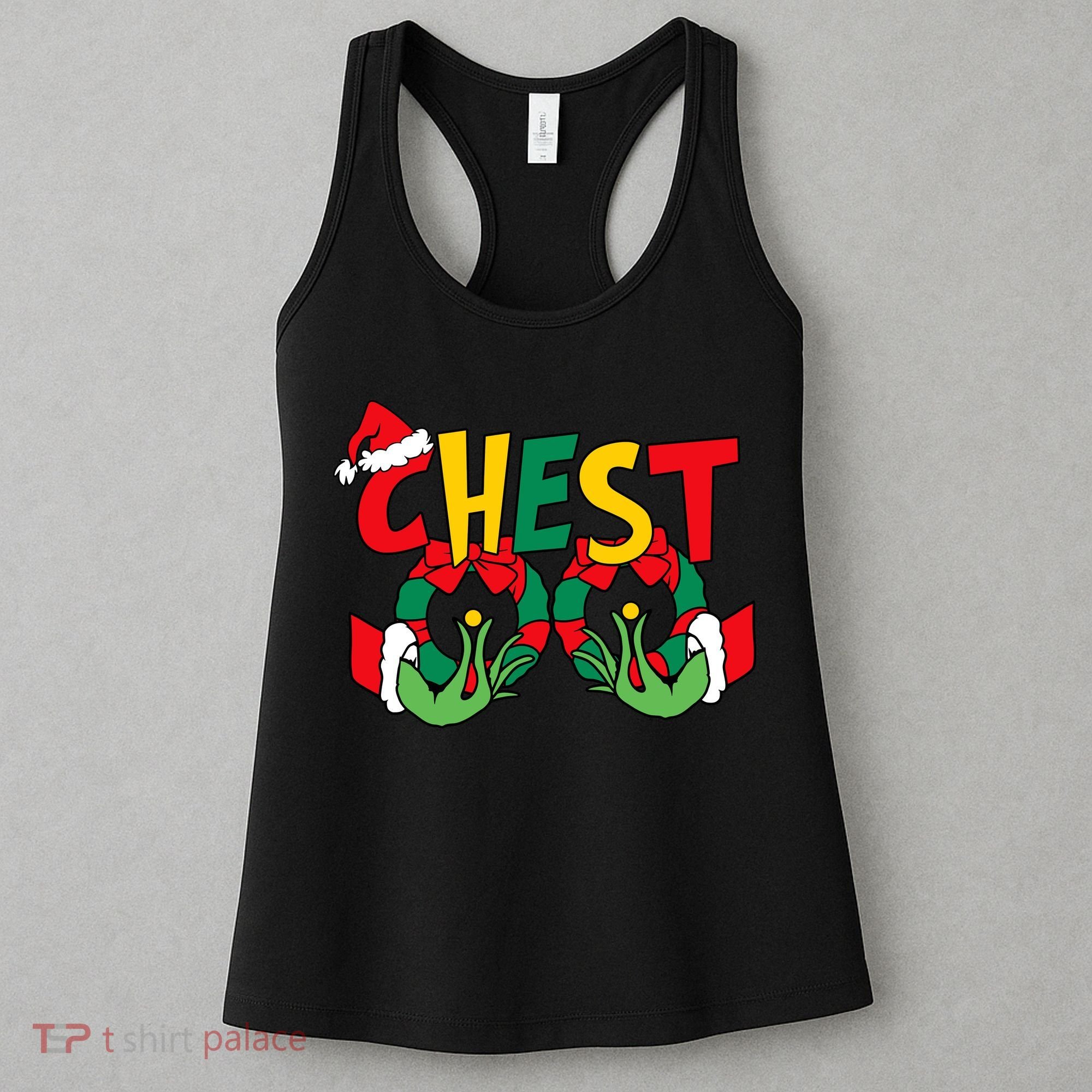 Chest Nuts Matching Chestnuts Funny Christmas Couples Nuts Women's Tank Top