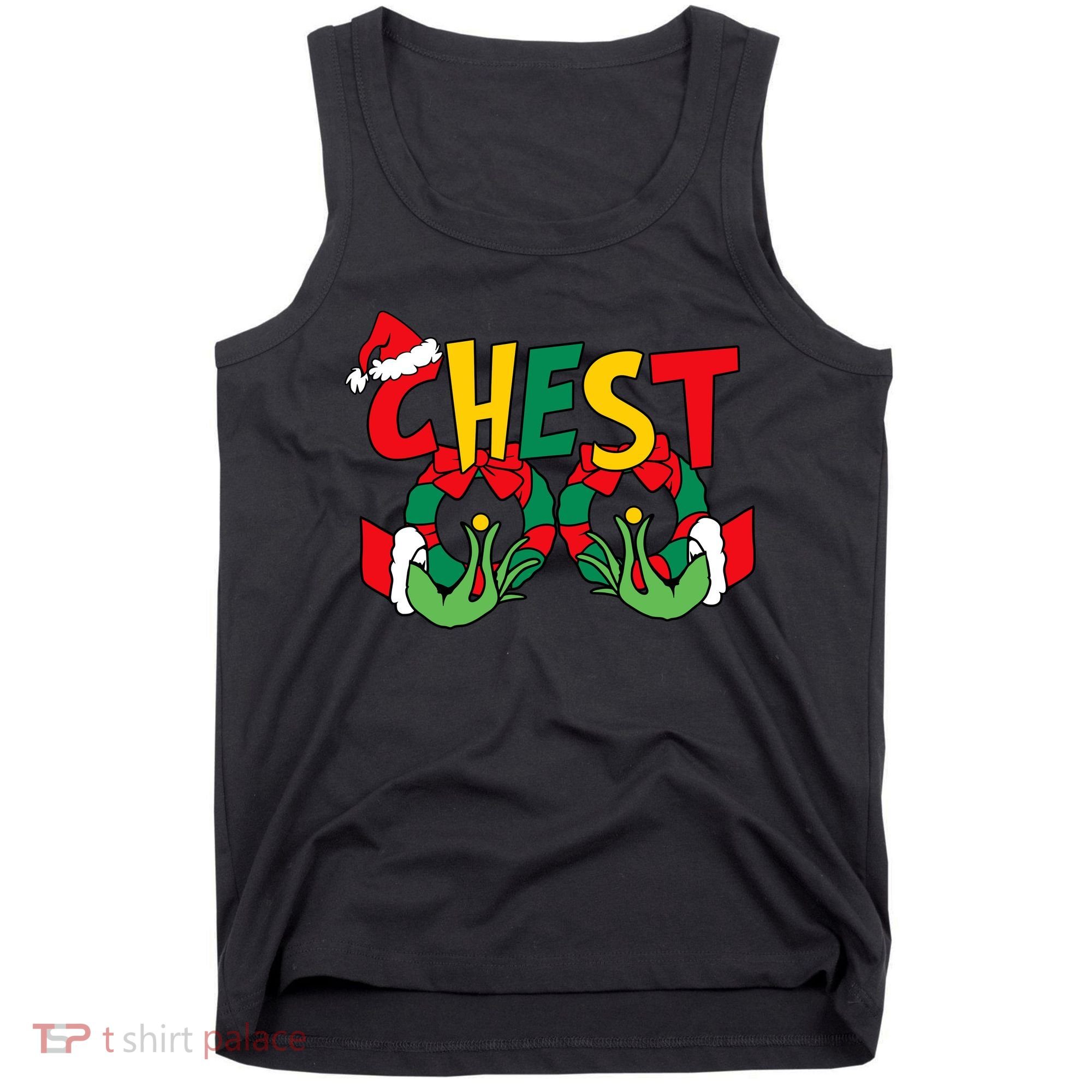 Chest Nuts Matching Chestnuts Funny Christmas Couples Nuts Tank Top