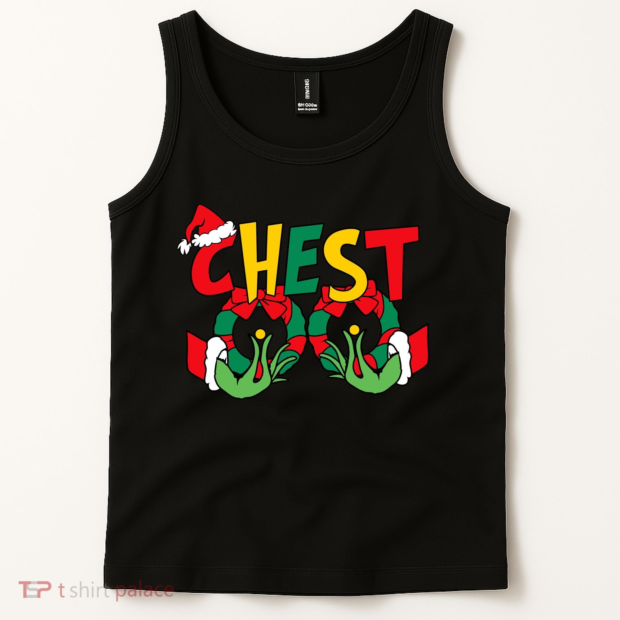 Chest Nuts Matching Chestnuts Funny Christmas Couples Nuts Tank Top