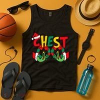 Chest Nuts Matching Chestnuts Funny Christmas Couples Nuts Tank Top thumb 4
