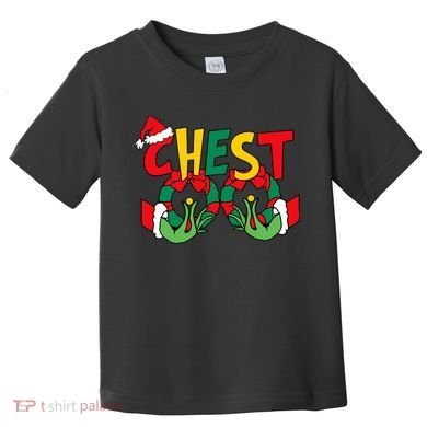 Chest Nuts Matching Chestnuts Funny Christmas Couples Nuts Toddler T-Shirt