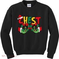 Chest Nuts Matching Chestnuts Funny Christmas Couples Nuts Kids Sweatshirt thumb 0