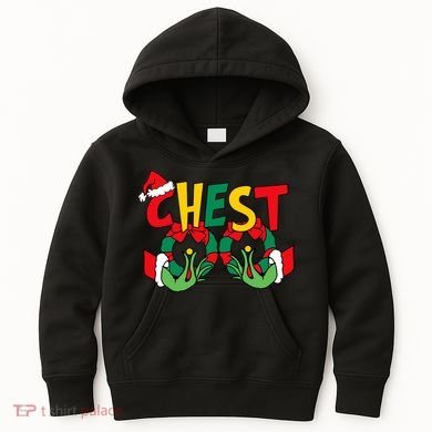 Chest Nuts Matching Chestnuts Funny Christmas Couples Nuts Kids Hoodie