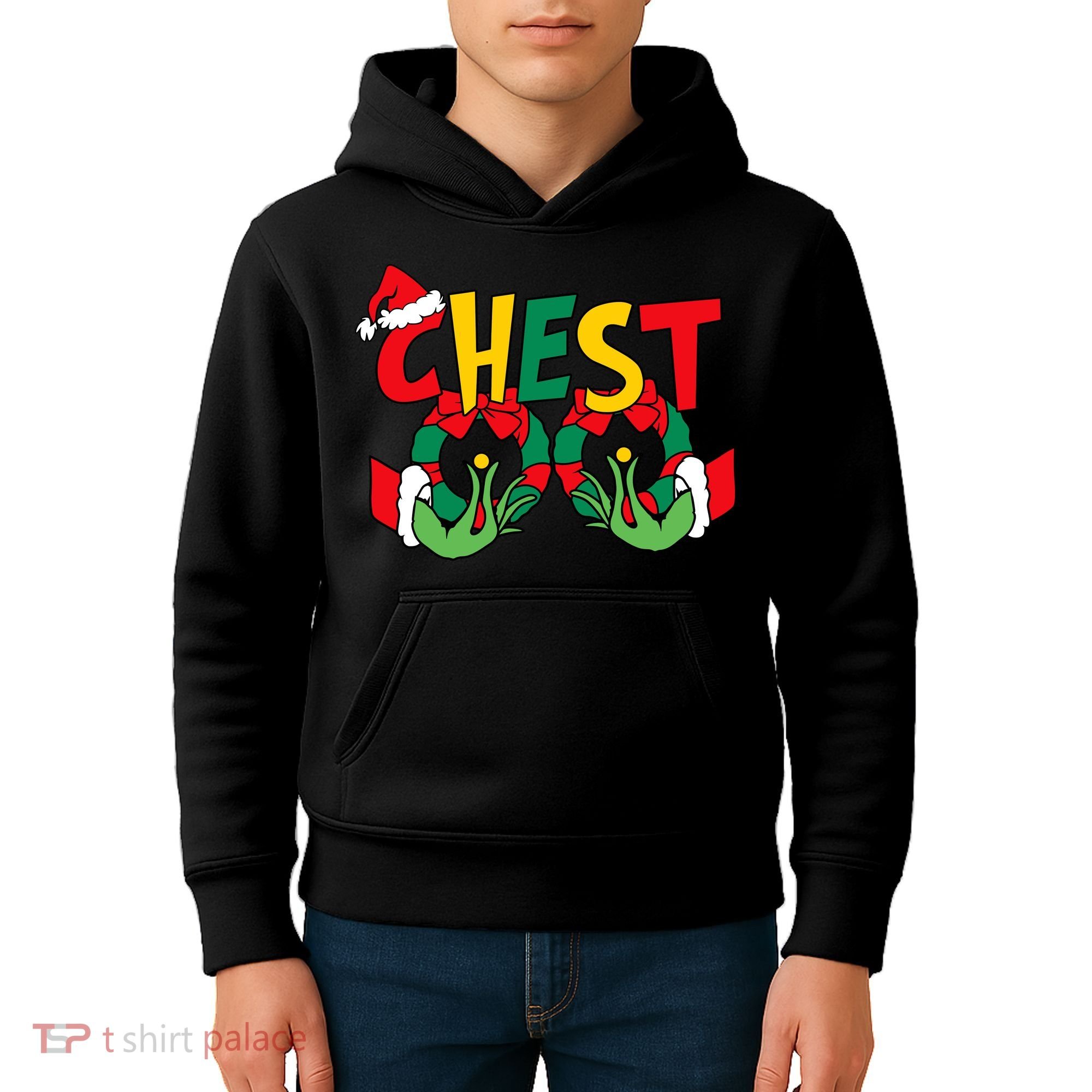 Chest Nuts Matching Chestnuts Funny Christmas Couples Nuts Kids Hoodie