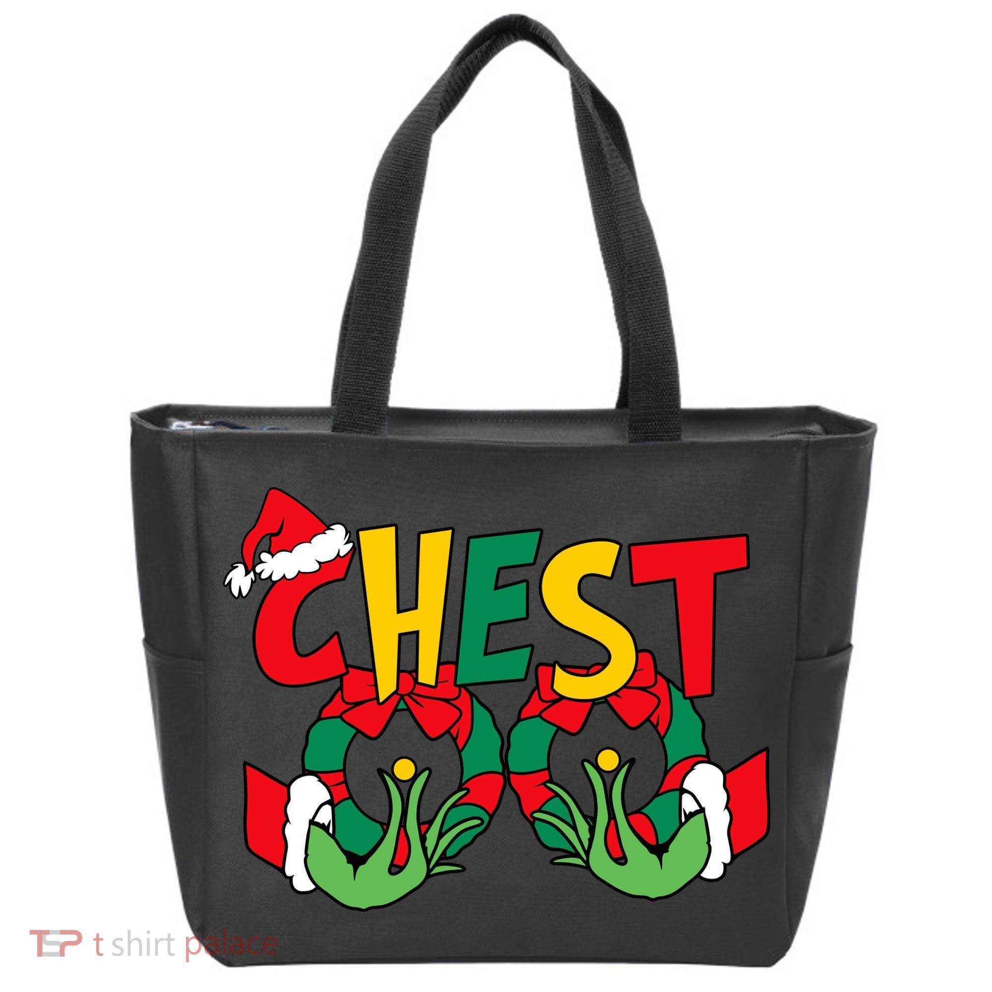 Chest Nuts Matching Chestnuts Funny Christmas Couples Nuts Tote Bag