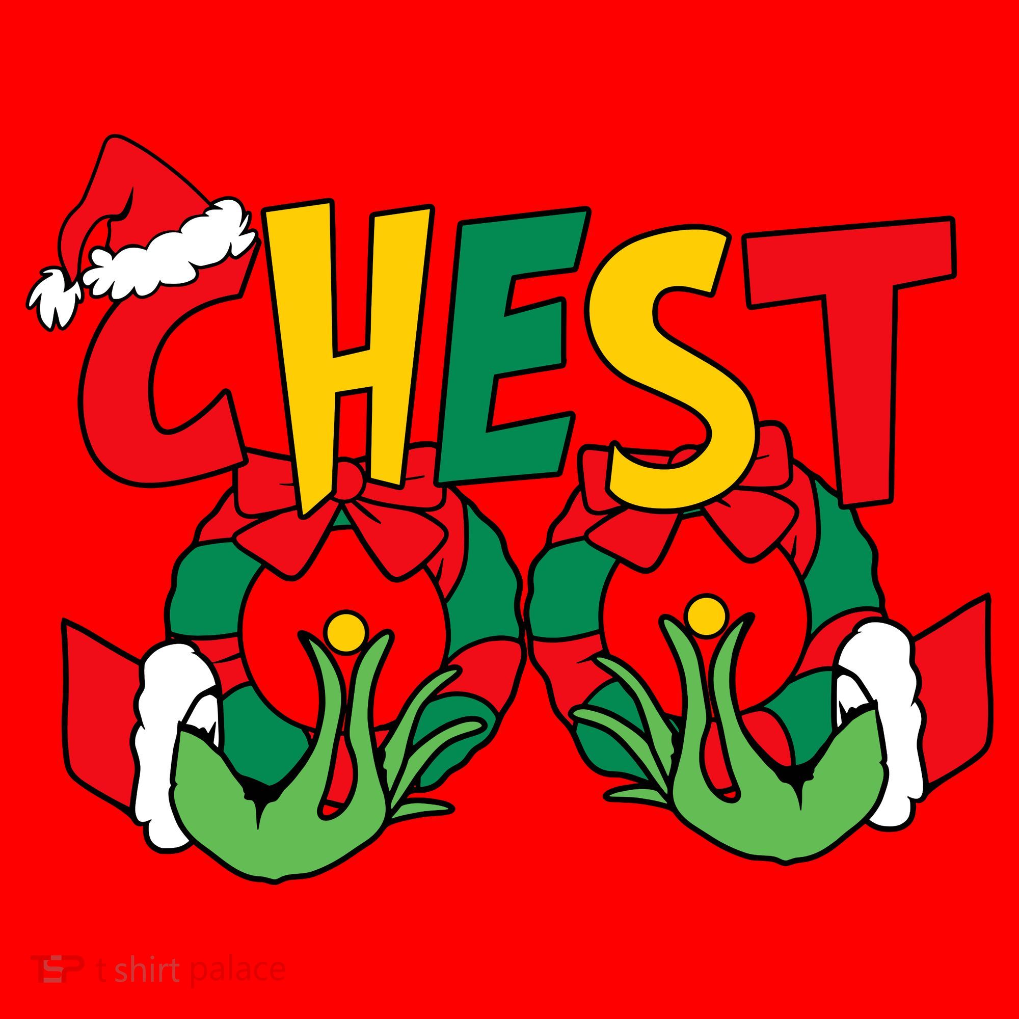 Chest Nuts Matching Chestnuts Funny Christmas Couples Nuts Santa Hat