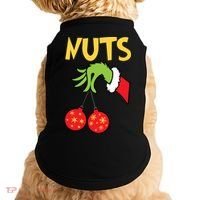 Chest Nuts Matching Chestnuts Funny Christmas Couples Nuts Doggie Tank thumb 0