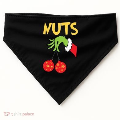 Chest Nuts Matching Chestnuts Funny Christmas Couples Nuts USA-Made Doggie Bandana