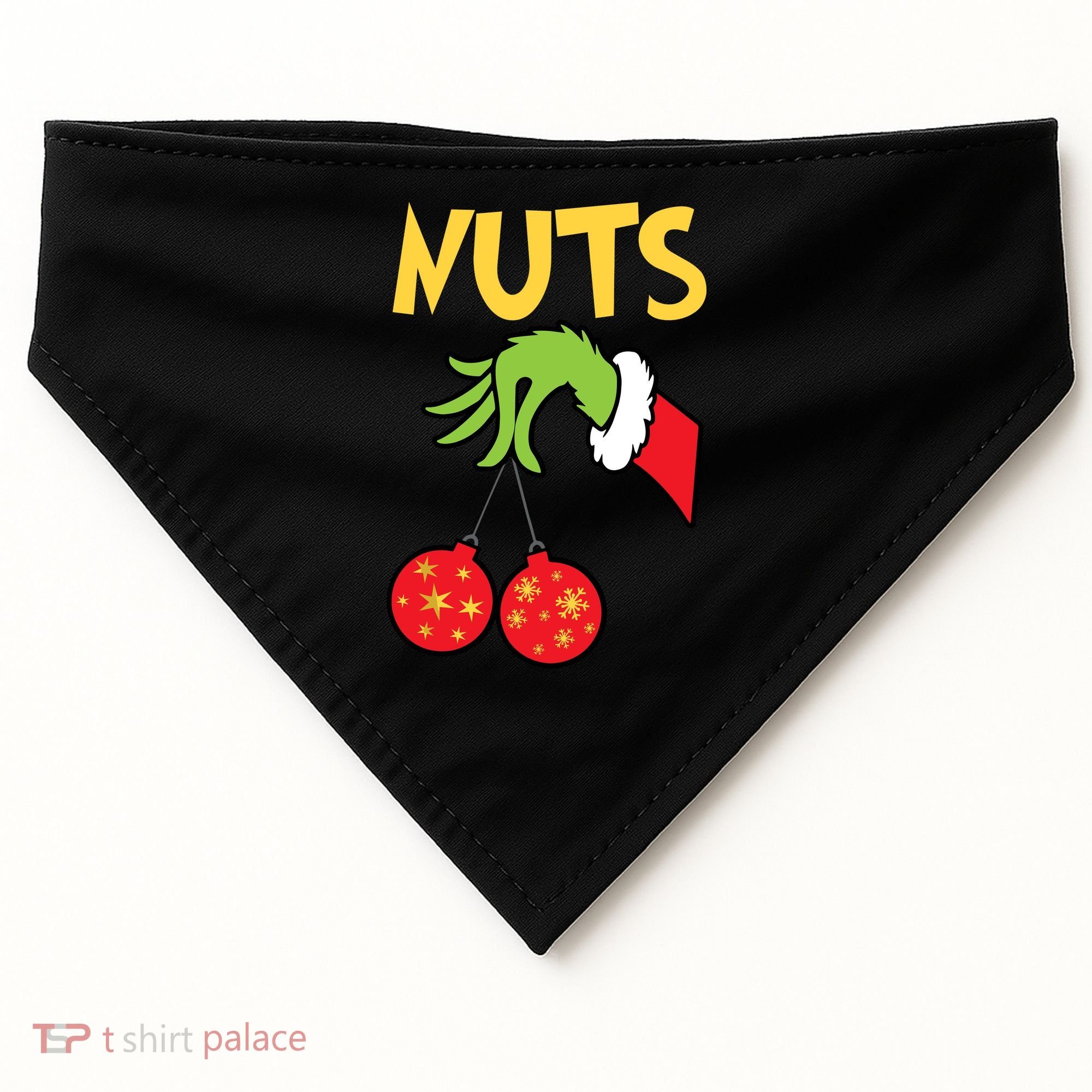Chest Nuts Matching Chestnuts Funny Christmas Couples Nuts USA-Made Doggie Bandana