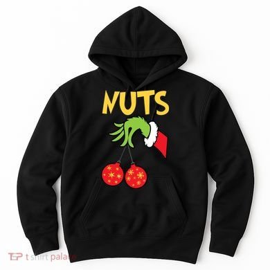Chest Nuts Matching Chestnuts Funny Christmas Couples Nuts Hoodie