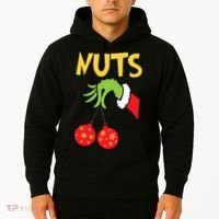 Chest Nuts Matching Chestnuts Funny Christmas Couples Nuts Hoodie thumb 2