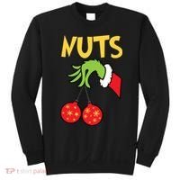 Chest Nuts Matching Chestnuts Funny Christmas Couples Nuts Sweatshirt thumb 0