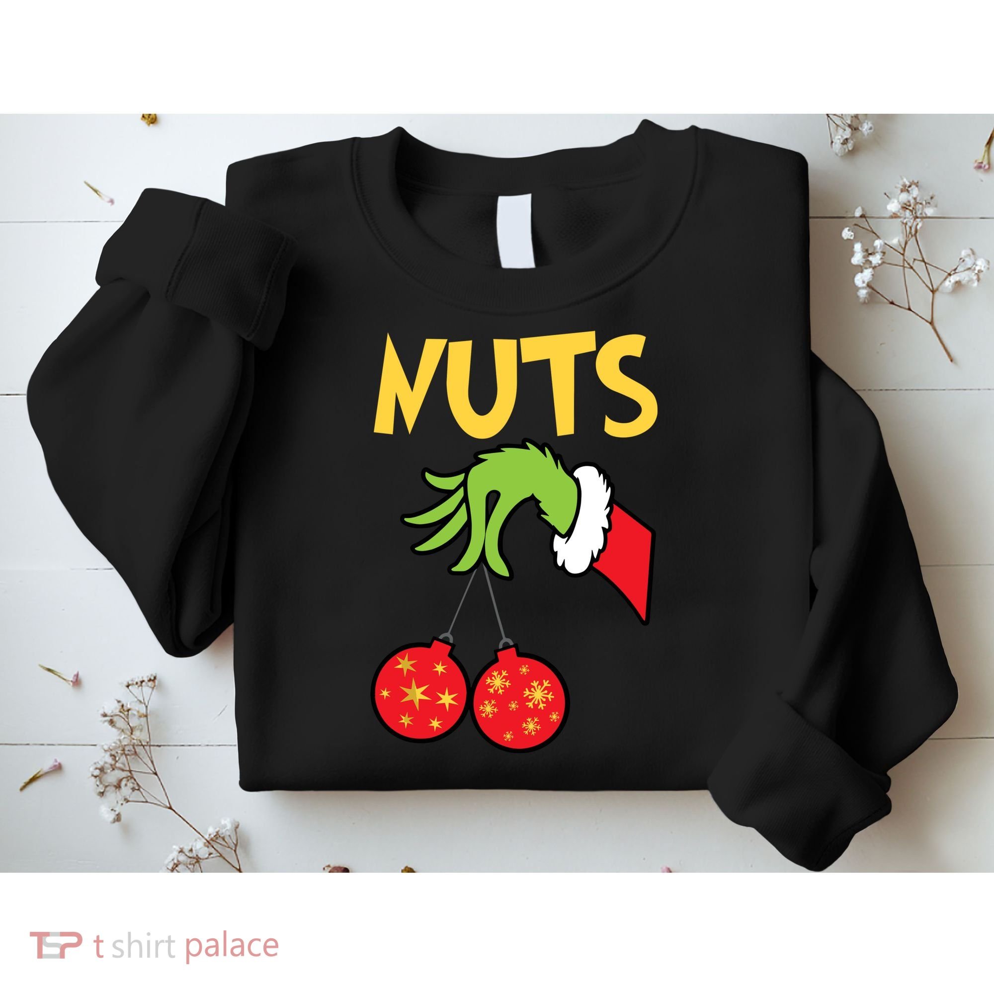 Chest Nuts Matching Chestnuts Funny Christmas Couples Nuts Sweatshirt