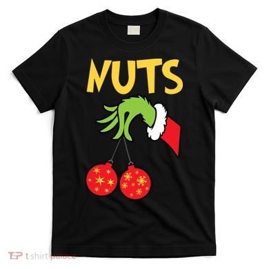 Chest Nuts Matching Chestnuts Funny Christmas Couples Nuts T-Shirt