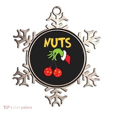 Chest Nuts Matching Chestnuts Funny Christmas Couples Nuts Ornament