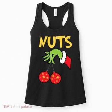 Chest Nuts Matching Chestnuts Funny Christmas Couples Nuts Women's Tank Top