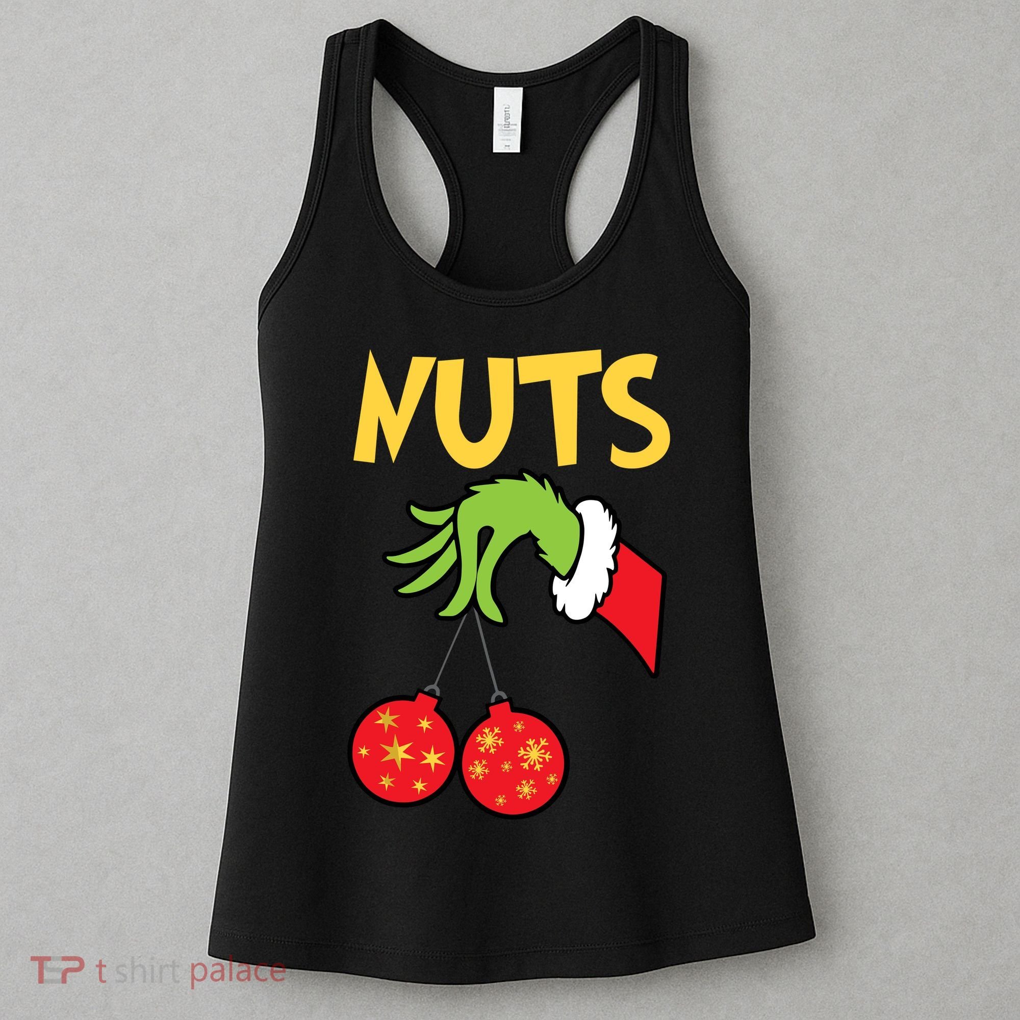 Chest Nuts Matching Chestnuts Funny Christmas Couples Nuts Women's Tank Top