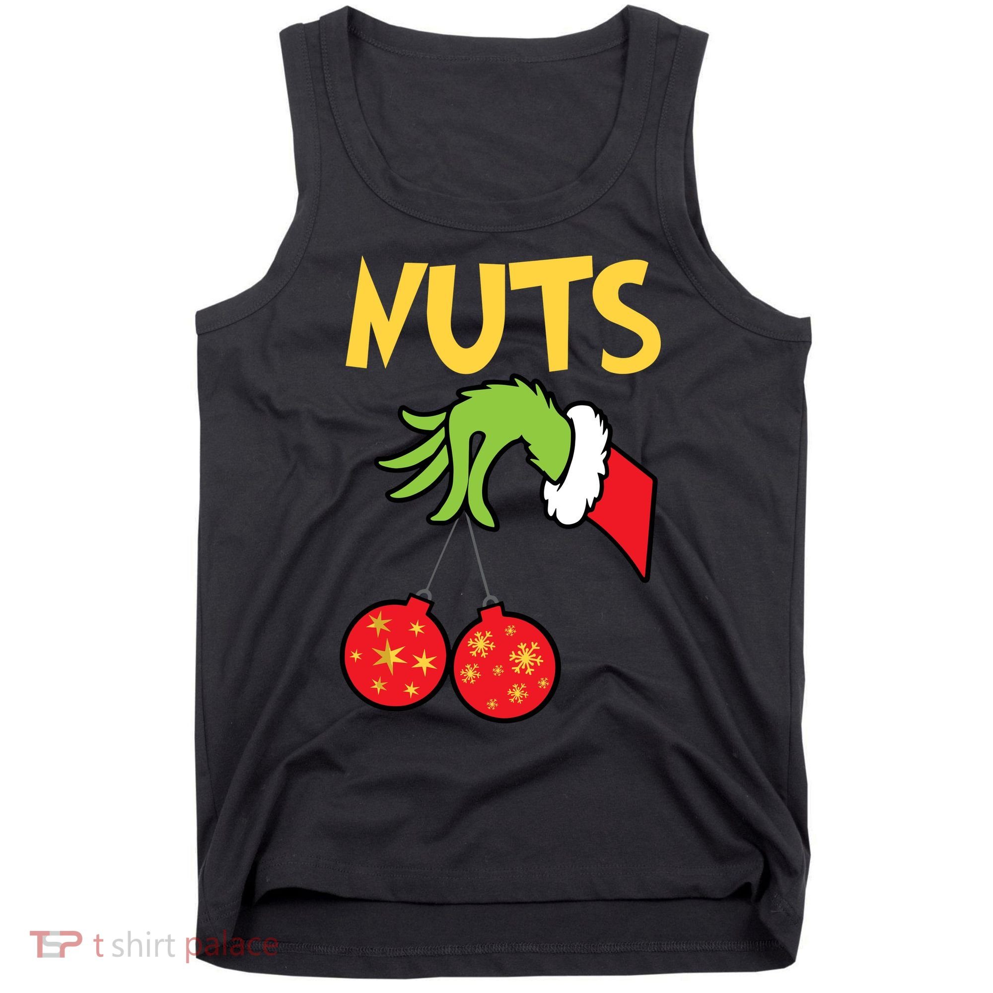 Chest Nuts Matching Chestnuts Funny Christmas Couples Nuts Tank Top