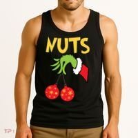 Chest Nuts Matching Chestnuts Funny Christmas Couples Nuts Tank Top thumb 3