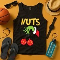 Chest Nuts Matching Chestnuts Funny Christmas Couples Nuts Tank Top thumb 4