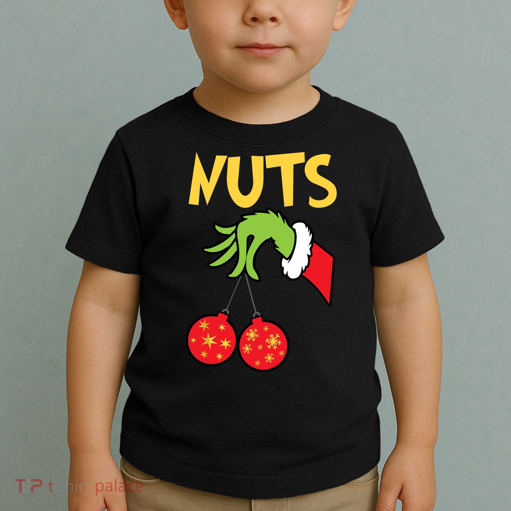 Chest Nuts Matching Chestnuts Funny Christmas Couples Nuts Toddler T-Shirt