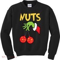 Chest Nuts Matching Chestnuts Funny Christmas Couples Nuts Kids Sweatshirt thumb 0