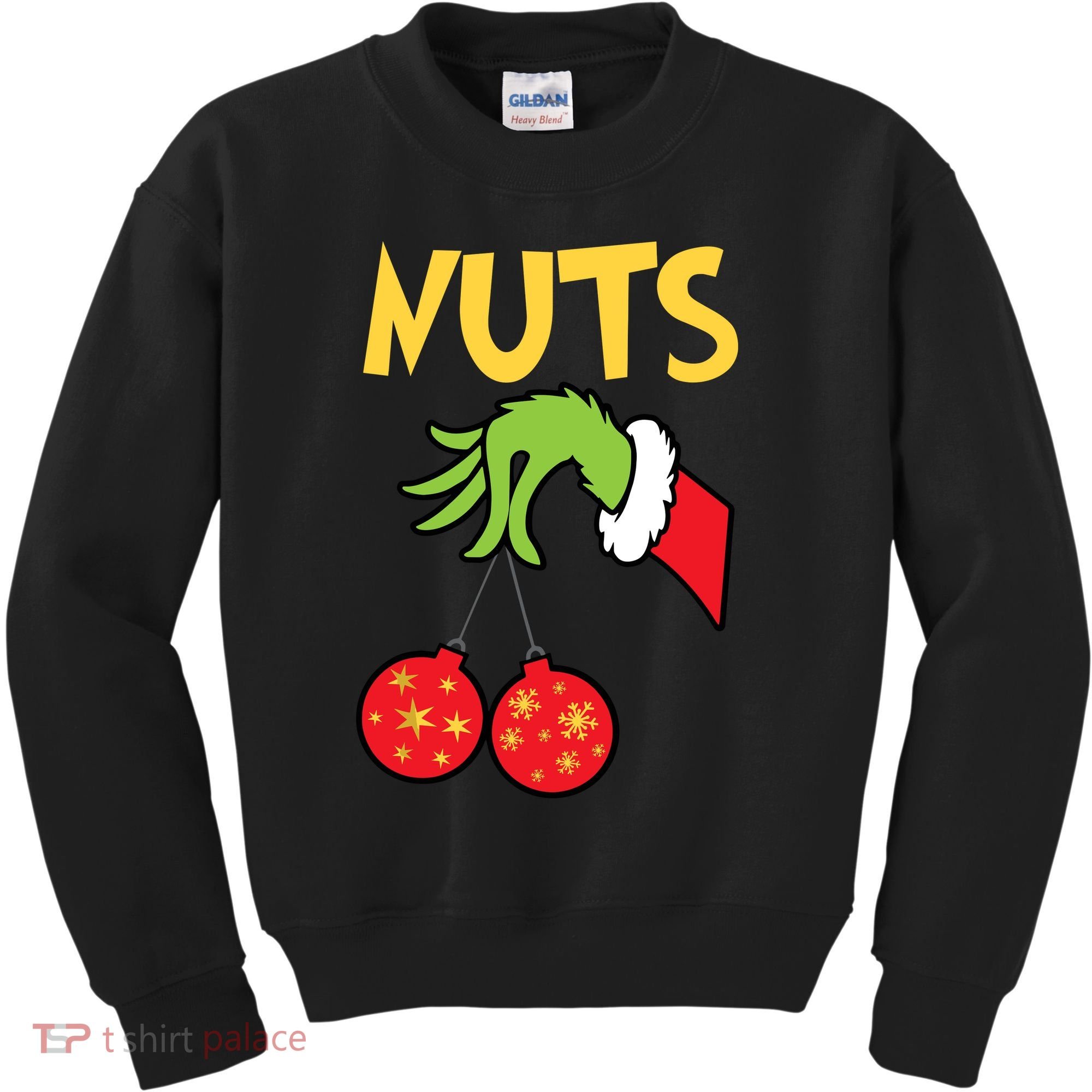 Chest Nuts Matching Chestnuts Funny Christmas Couples Nuts Kids Sweatshirt