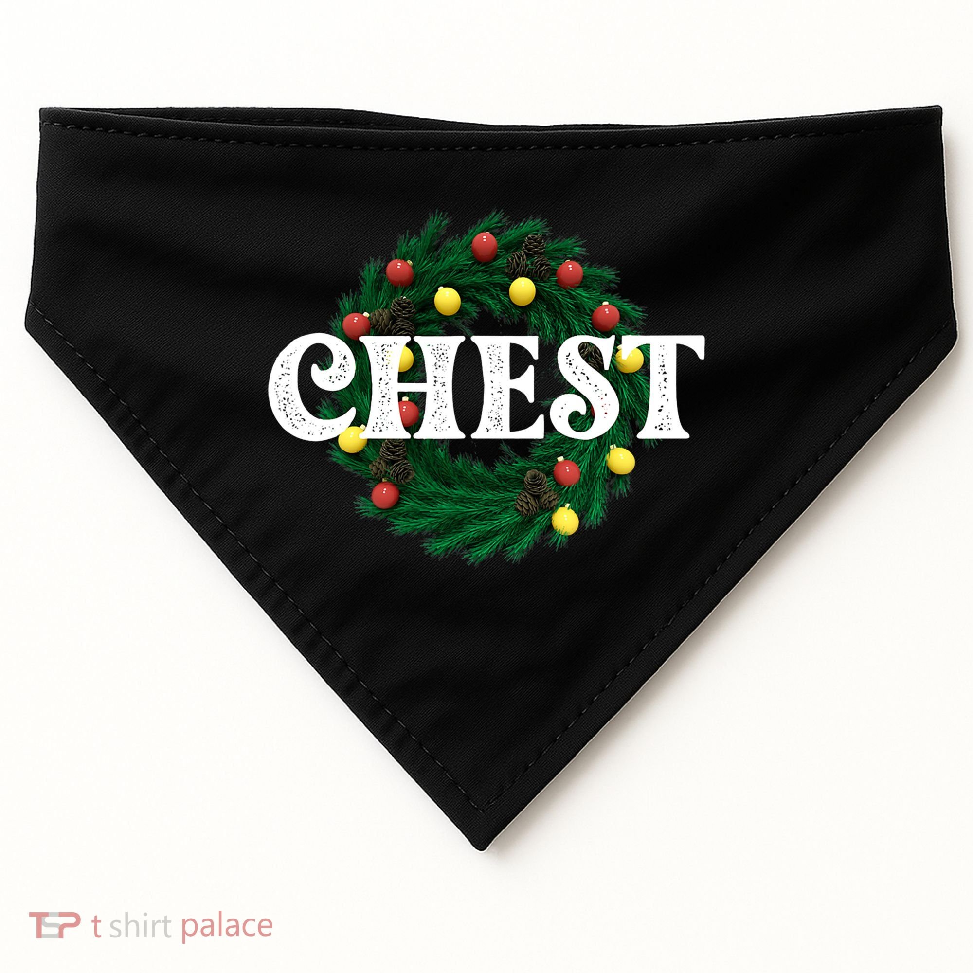 Chest Nuts Matching Chestnuts Christmas Couples Great Gift USA-Made Doggie Bandana