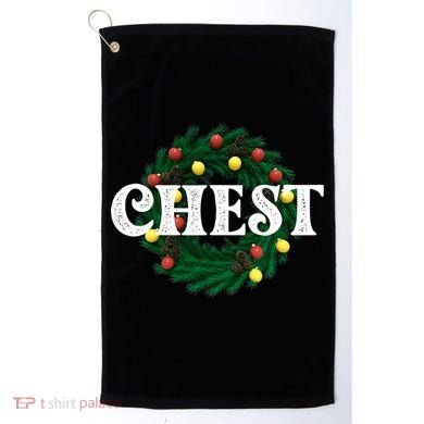 Chest Nuts Matching Chestnuts Christmas Couples Great Gift Golf Towel